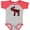 Heather and Red, variant on Inktastic Moose Silhouette Plaid Boys or Girls Baby Bodysuit