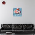 Sushi Sneaker Canvas Urban Art Prints by Notoriart, White Frame, 24" x