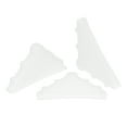 thumbnail image 1 of Uxcell Protège-Coins 20 Pack 6x65 mm en Plastique, Coins Triangulaires, Coussin, Blanc, 1 of 6