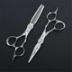 thumbnail image 3 of Juego de tijeras profesionales para cortar el cabello, 15 cm (6 pulgadas), acero japonés, kit de tijeras de peluquería para barbería y salón., 3 of 5