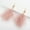 Pink, variant on Bohemian Ostrich Feather Earrings Long Tassel Dangle Drop Earring Womens Jewelry-White