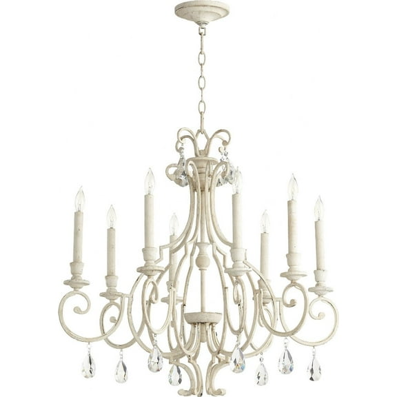 Quorum Lighting - Chandelier - Ansley - 8 Light Chandelier in Transitional style
