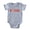 Heather Gray, variant on CafePress - I Love Candy Canes - Cute Infant Baby Football Bodysuit