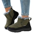 thumbnail image 5 of Insulated Winter Boots for Women - -Lined Cold Weather Outdoor Footwear With Low Heel Pull-On Design, 5 of 9