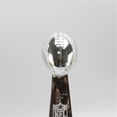 thumbnail image 2 of 9/13/22inch Silver Football Chrome Resin Crafts Gifts for Sports Fan Trophy Shiny Sports Award Decoration for Champions,Silver,Super Football, 2 of 6