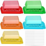 File Folder Tabs, Paxcoo 50 Sets Hanging File Folder Tabs and Inserts, Plastic Tabs for Hanging Folders, Multicolor