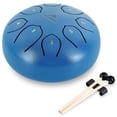 thumbnail image 6 of EASTROCK Steel Tongue Drum 8 Note 6 inch Rain Drum C Key Percussion Handpan with Drumsticks & Bag(Blue), 6 of 6