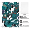 thumbnail image 2 of 6 Pcs Funny Kitchen Towels,Boston Terrier with Bones and Paws Microfiber Dish Towels,Kitchen Tea Towels,Kitchen Towel Set (18" X 26"), 2 of 7