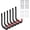 4.56inch, variant on 6 Pack Garage Hooks Heavy Duty, Utility Steel Hooks with EVA Padding, 4.56inch Wall Mount J Organizer Hanger for Bikes Kayak Garden Tool Hose Shelf