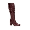 thumbnail image 1 of 3120804 Bota alta para mujer color Tinto tacon de 8 cm Andrea  3120804, 1 of 2