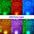 thumbnail image 2 of Luces de discoteca, mini bola de discoteca, lámpara LED para fiesta, luces de discoteca controladas por música, luces de bola giratorias de 360°, luces de escenario con control remoto, 2 of 2