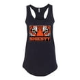 thumbnail image 2 of Wild Bobby Cincinnati Football Joe Sheisty Sports Women Racerback Tank Top, Black, Small, 2 of 5
