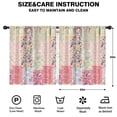 thumbnail image 2 of Blackout Kids Curtains,Pioneer Flower Childrens Insulated Curtains Set Of 2,Bedroom Essentials,Toddler Room Decor 52x63in(132x160cm), 2 of 4