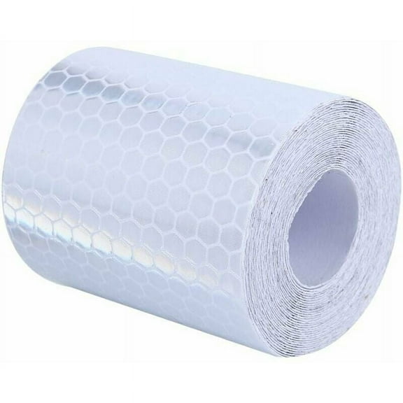 Reflective Tape Warning Sticker For Enhanced Visibility, Self-Adhesive Traffic Safety Strip, 1 Roll