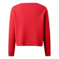 thumbnail image 4 of Sweater Cardigan Women Knitted Button Up Light Red Sweaters for Women Warm Sweaters Fall Fashion Going Out Tops for Women, 4 of 4