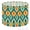 Color 4, variant on Drum Lampshades Set of 2 Mid Century Modern Atomic Cat Diamonds Black Retro Abstract 13"x13"x10" Light Shade for Table Lamps Floor Lamp Shades Replacement Assembly Required