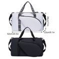thumbnail image 4 of tamizeot Linen Badminton Bag With Adjustable Shoulder Strap For Easy Carrying Tennis Handbag Is Equipped black, 4 of 6