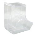 thumbnail image 1 of Hamster Food Dispenser,  Free Large Capacity Transparent Baffle Design Acrylic Hamster Feeder  For Bird For Guinea Pig, 1 of 8