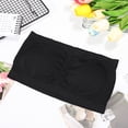 thumbnail image 4 of Shisuyan 3pcs Strapless Bras Removable Padding Lady Shear Tube Top Supporting Bras Seamless Bras Size XL, 4 of 8