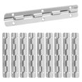 thumbnail image 1 of BESTYASH 10Ud Bisagras Para Caja De Madera De Hierro Con Apertura Color Plata Para Proyectos Artesanales, 1 of 7