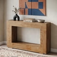 thumbnail image 3 of Fnova Farmhouse Console Table for Entryway, 47.2" Long Narrow Wood Entryway Table, Easy Assembly, Light Brown, 3 of 18