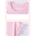 thumbnail image 3 of Bellafa 2-7T Girl's Summer Dress 100% Cotton Ruffle Sleeve A-Line Casual Sundress Toddler Kids Appliuqe Shirt Dresses, 3 of 7