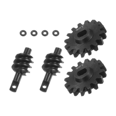 

Gears Differential Steel Gear Set 16T 2Sets Worm Gears Upgrade Parts for 2/24 RC Upgrades Parts Accessories