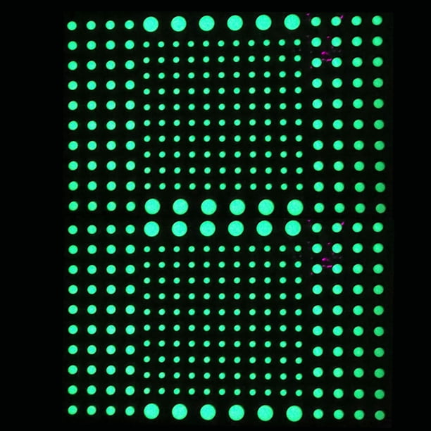 2 hojas de pegatinas de pared o techo con estrellas que brillan en la oscuridad en forma de cúpula 3D, brillantes, para ropa de cama de niños o regalo de cumpleaños, hermosas calcomanías de pared y