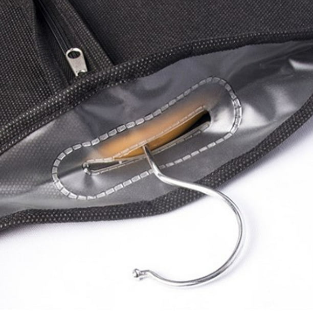 Lot De 3 Housses à Vêtements Noires - Sacs De Transport Pliable Avec Fermeture Éclair Et Poignée