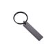 thumbnail image 1 of Bearachild LLavero de acero inoxidable en blanco, llavero rectangular, ropa de moda, llavero colgante de cintura, regalos de grabado decorativos DIY Artesanía Negro Bearachild HA073892-04, 1 of 6