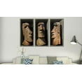 thumbnail image 2 of Tiptophomedecor Stretched Canvas Wall Art  - Moai (Easter Island) - Stretched & Framed Ready To Hang Art, 2 of 3