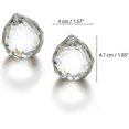 thumbnail image 2 of Newway Clear Glass Crystal Ball Prism Pendant Suncatcher 40mm Pack Of 2, 2 of 4