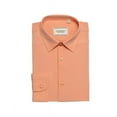thumbnail image 2 of Adam Baker Boy's Regular Fit 4-Way Stretch Long Sleeve Solid Dress Shirt - Colors, 2 of 2