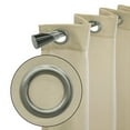 thumbnail image 3 of Loft Living Barbra Light Filtering Textured Grommet Single Curtain Panel 52" x 84" in Powder Pink, 3 of 5