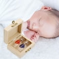 thumbnail image 4 of Toyvian Keepsake Storage Box Set - Elegant Rectangular Wood Design for Birth Memories and Special Keepsakes, 4 of 5