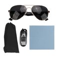 thumbnail image 3 of Lunettes de Soleil Bluetooth, Lunettes de Soleil Bluetooth Monture Dorée Lunettes de Soleil Bluetooth d'Extérieur Kit de Lunettes Bluetooth Intelligentes Élégantes et Modernes, 3 of 8
