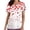 3-Red, variant on Lorytime Workout Shirts Women Mother's Day Crew Neck Scrub Tops Short Sleeve Shirt with Pockets Heart Casual Workwear