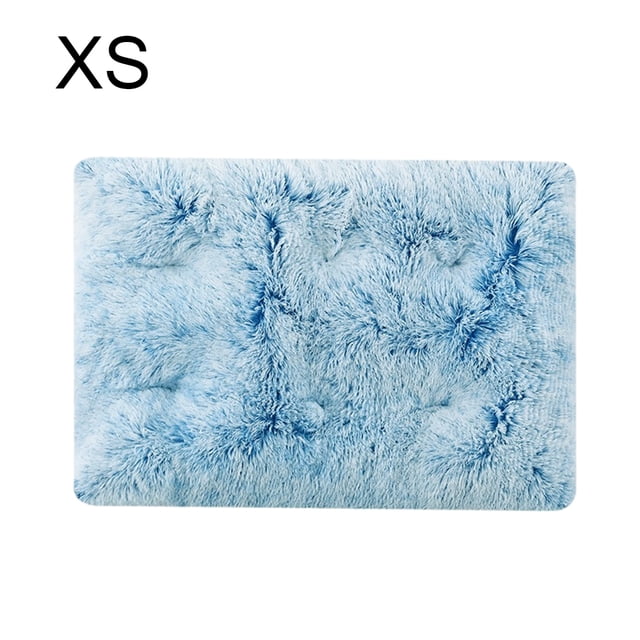 Becaristey Dog Cushion Durable And Long-lasting For Beloved Dog Dog Cage Bed Dog Bed Mat Pet Bed Healthy And Hygienic Easy To Clean Gradient Blue XS 1Set