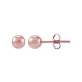 thumbnail image 4 of Brilliance Fine Jewelry Girls 10K Tri-Color Gold 4mm Ball Stud Earrings Set, 3 Pairs, 4 of 4