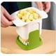 thumbnail image 3 of Picadora de verduras, picadora de gadgets multifuncional, cortadora de mandolina portátil de acero inoxidable, para patatas y frutas (blanco), 3 of 5