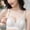 White, variant on Fengqque Mother's Plus Size Nursing Soft Comfort Fit Bra Ultra-thin Lace Without Steel Ring Breast Feeding Bra