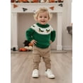thumbnail image 5 of BemeyourBBs Baby Boy Duck Sweater Animal Pattern Crewneck Long Sleeve Knit Tops, 5 of 9