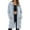 Light Gray, variant on Gytharion Womens Hooded Coats Fashion Solid Casual Full Zip Overcoat Fall Winter Loose Comfy Long Sleeve Cardigan Jacket with Pockets