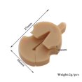 thumbnail image 4 of New 10 Pcs Violin Soft Mute Rubber Mute Fiddle Silencer Volume Control Practice, 4 of 7