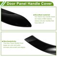 thumbnail image 4 of Cubierta de tirador de panel de puerta del lado del pasajero delantero para BMW 3 Series F30 2012-2018 No.51417275488 Negro Brillante ABS 1 Pc, 4 of 6