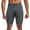 Iron Gray, variant on Men's Compression Shorts High Stretch Fabric Moisture Wicking Quick Dry Breathable Elastic Waist Cropped Weight Loss Summer Gym Workout Shorts