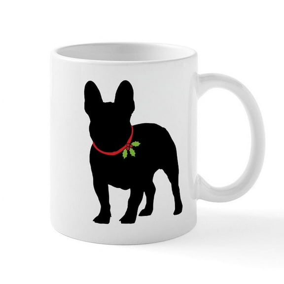 CafePress - French Bulldog Silhouette - 11 oz Ceramic Mug - Novelty Coffee Tea Cup
