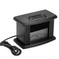 thumbnail image 5 of 1000W ABS Electric Fireplace, Country Rustic Small Air Heater, 3D Flame Stove, Freestanding, 5 of 23