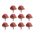 thumbnail image 1 of 10Pcs 1:100 4cm Plasticartificial Miniature Flower Tree Scenery Railroad Decoration Building Landscape Model Accessories, 1 of 7
