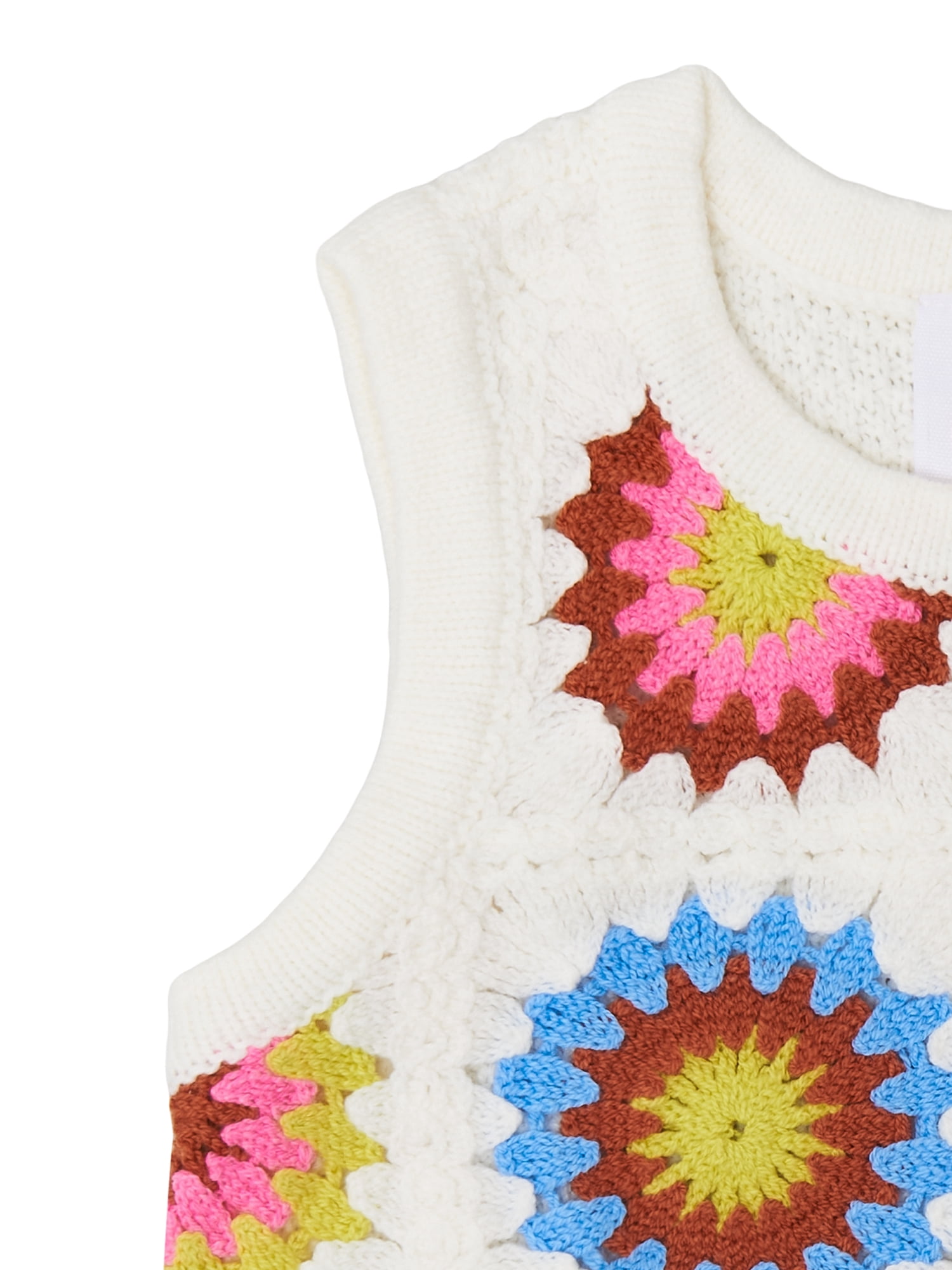 Wonder Nation Toddler Girl Crochet Tank and Short Set, Sizes 12M-5T